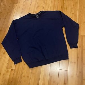 Large Navy Blue Crew Neck Sweatshirt. Brand New